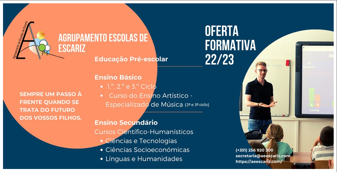 Oferta Formativa Agrupamento De Escolas De Escariz 4814